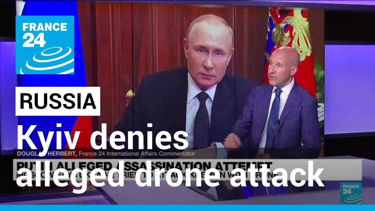 Russia claims Ukraine tried to hit Kremlin, Kyiv denies it &bull; FRANCE 24 English