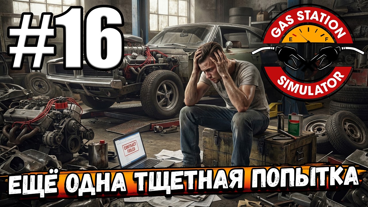 КАК МЕНЯ ЭТО ЗАДОЛБАЛО! ЕЩЁ ОДНА ТЩЕТНАЯ ПОПЫТКА ВЫПОЛНИТЬ КОНТРАКТ В ► Gas Station Simulator #16