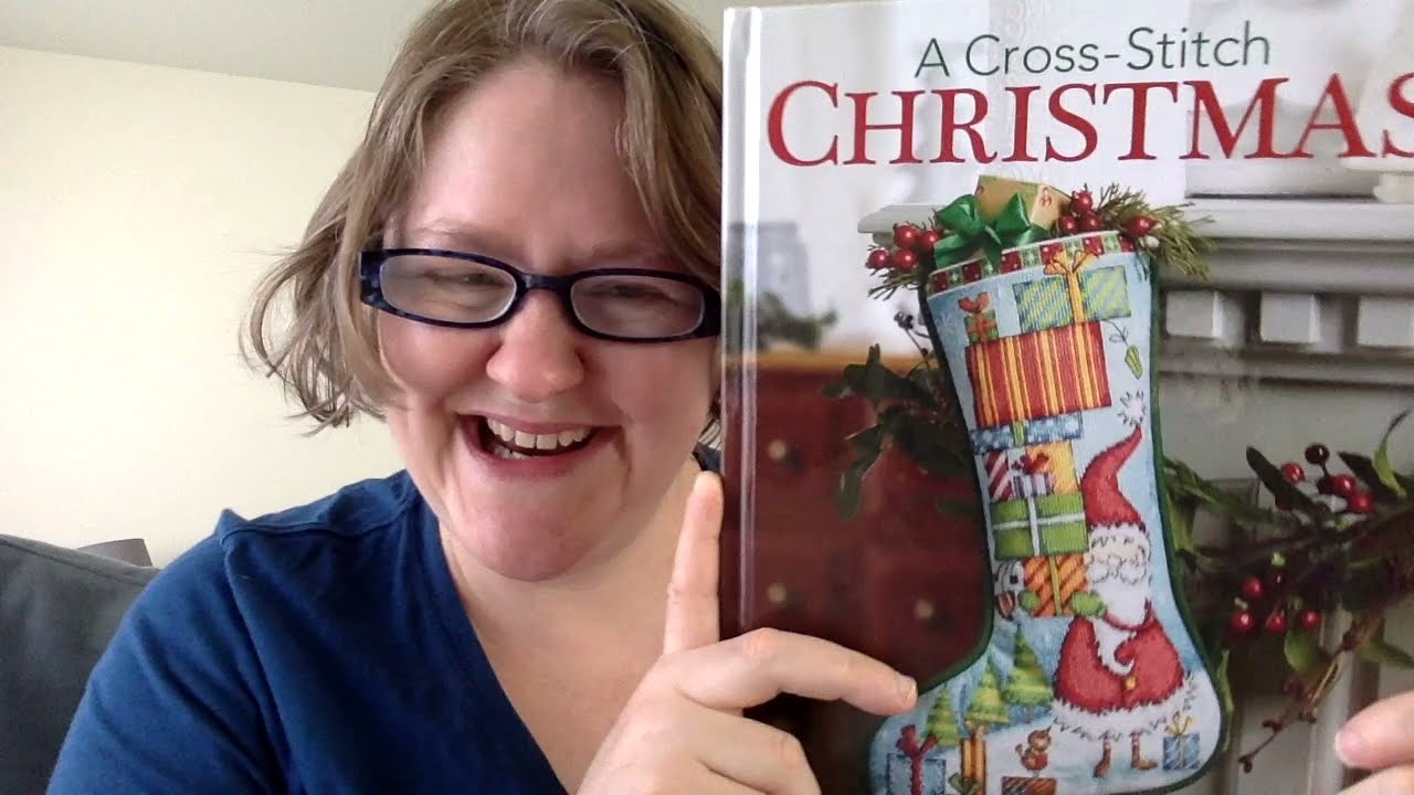 A Cross Stitch Christmas Book Flip Through