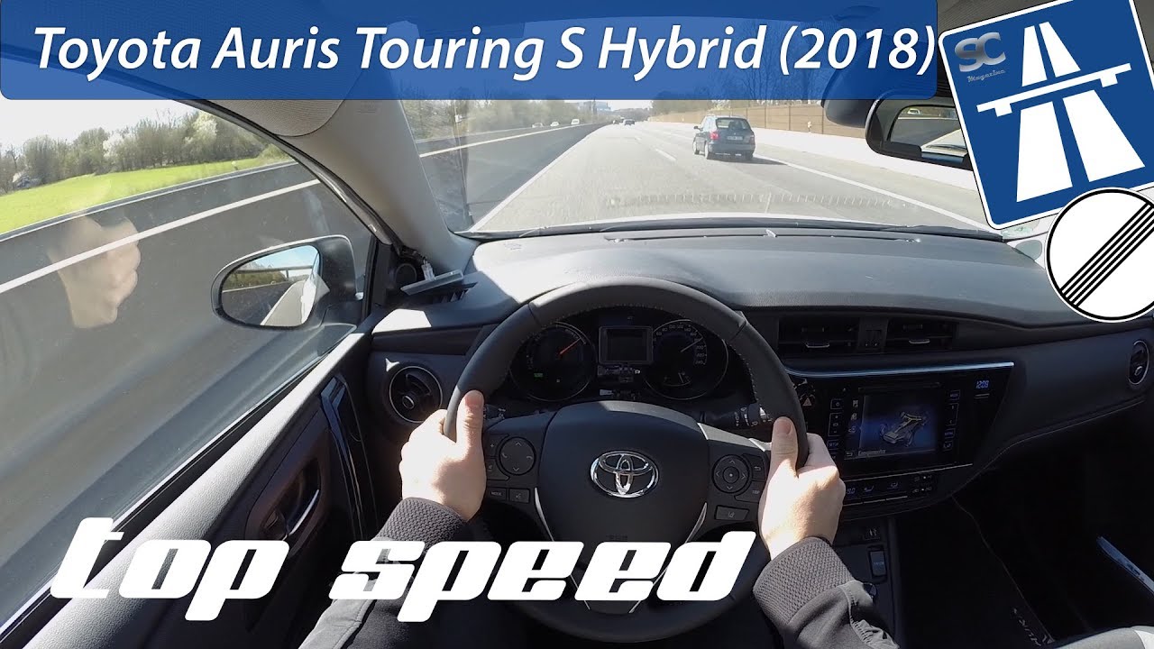 Toyota Auris Touring Sports Hybrid (2018) on German Autobahn - POV Top Speed Drive