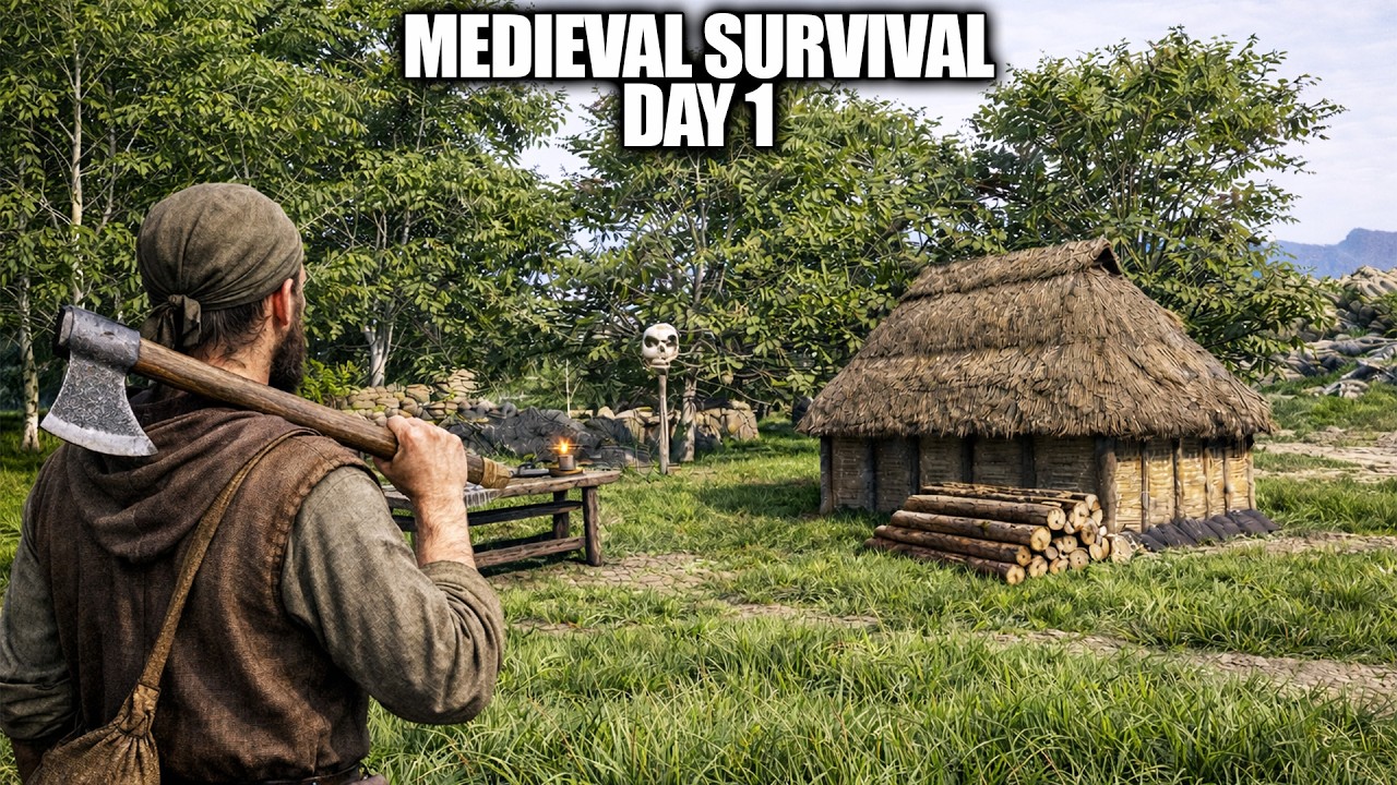 Day 1 in This Medieval Survival Colony Sim That Has Me HYPED…
