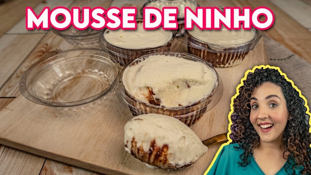 Mousse de Leite Ninho com Chocolate no Pote (Faça e Venda)