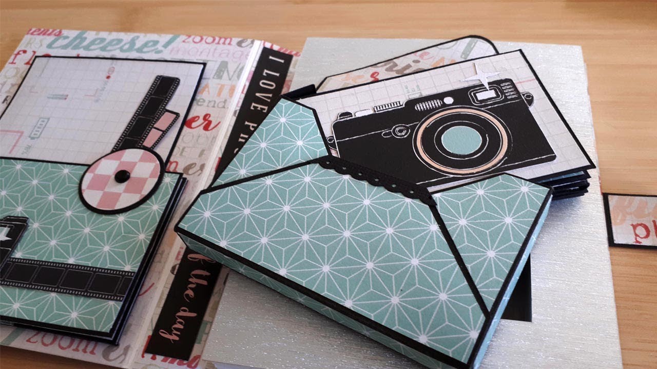 Tuto carte faux livre et création de sa boîte enveloppe