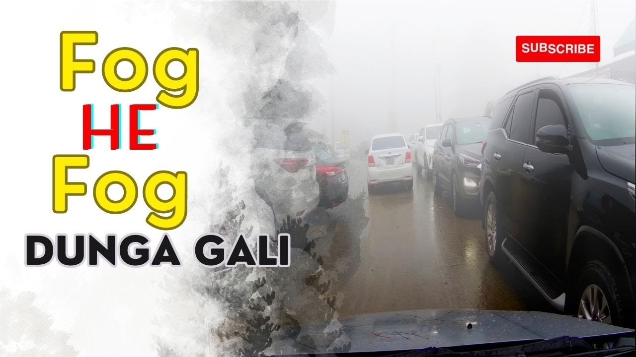 Dunga Gali to Murree in Fog | Travel Vlog | Murree Vlog #murree #dungagali #travelkpk