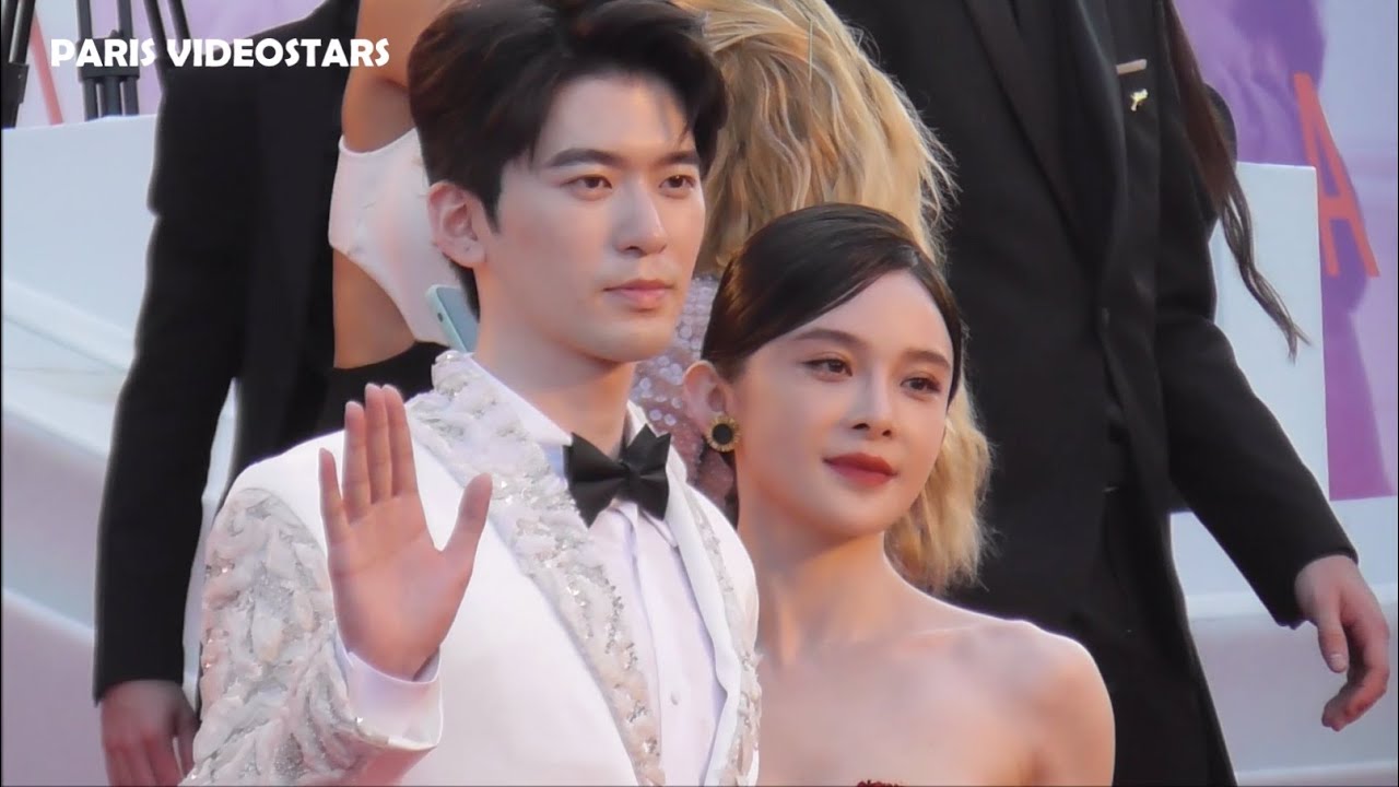 Zhao Yingzi  赵樱子 & her brother on the Red Carpet Cannes Film Festival 14 may 2025