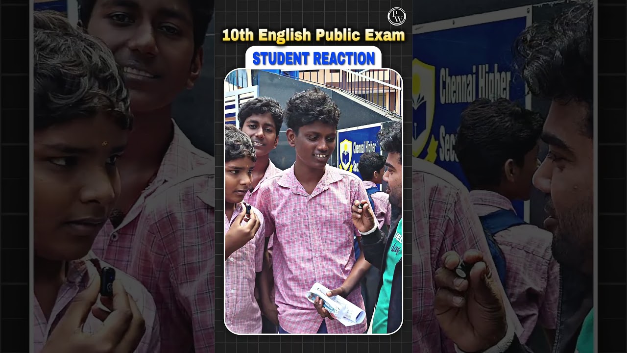 10th English Exam Easy ah? Tough ah? 🤯 | Students Honest Reaction | 2026