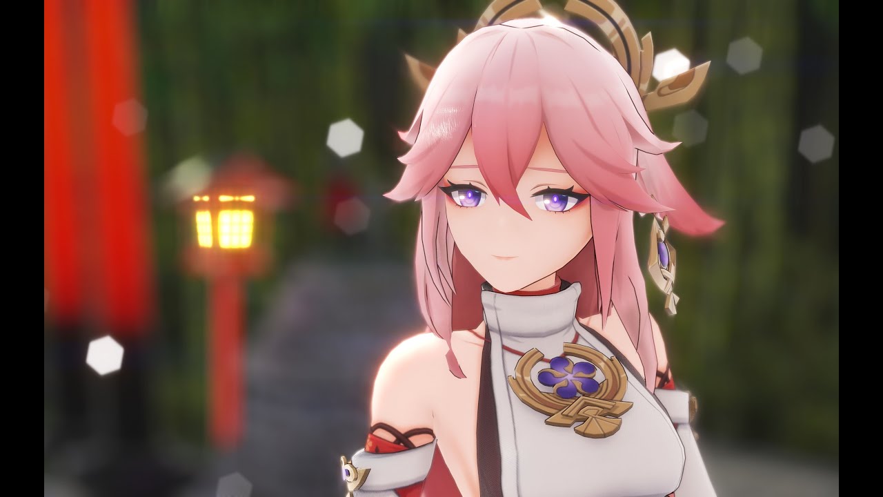 【Genshin Impact MMD／4K／60FPS】Yae Miko【ROOF ON FIRE】