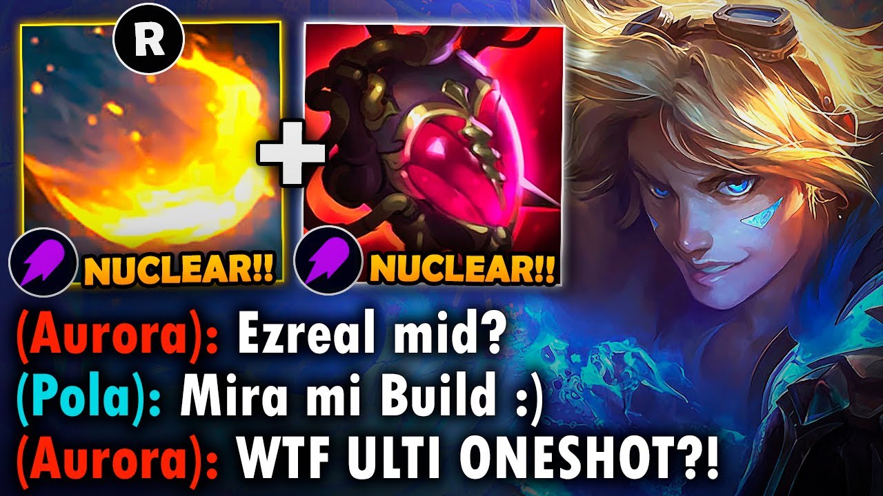 Ezreal pero cada R quita el 90% de vida con esta build ap