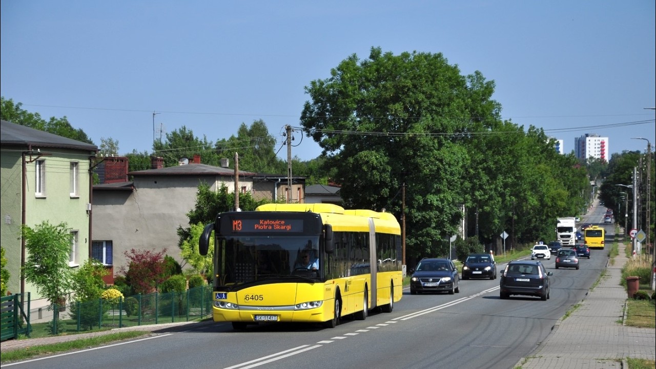 Solaris Urbino 18,75 III #6405 - PKM Świerklaniec (Nagranie audio, linia M3) 🎵Wentylator🎵