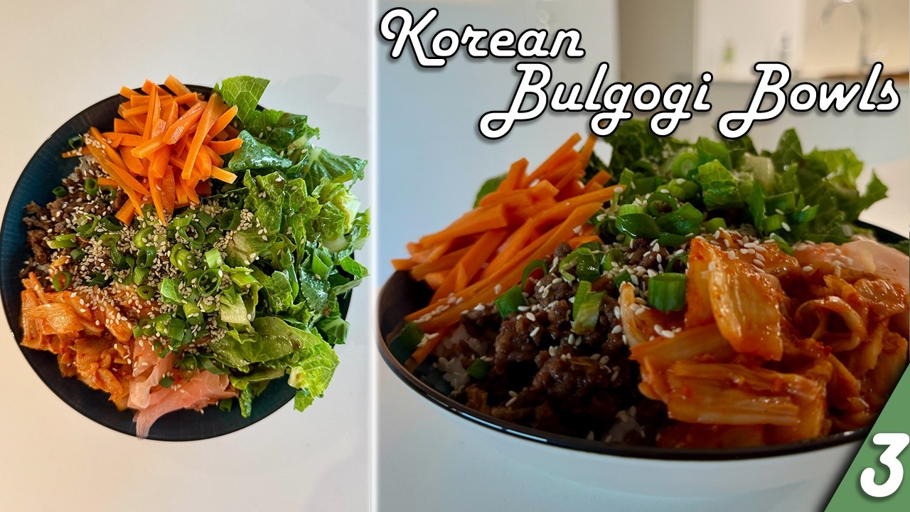 Let's Cook Korean Bulgogi Beef Bowls! | VOD [003]