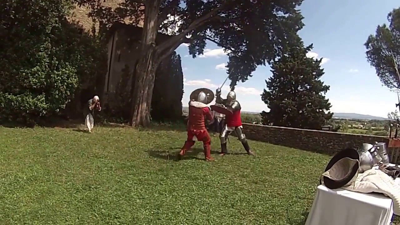 SCHERMA IN ARMATURA - Luca falcione e scudo Vs Davide Spada e scudo