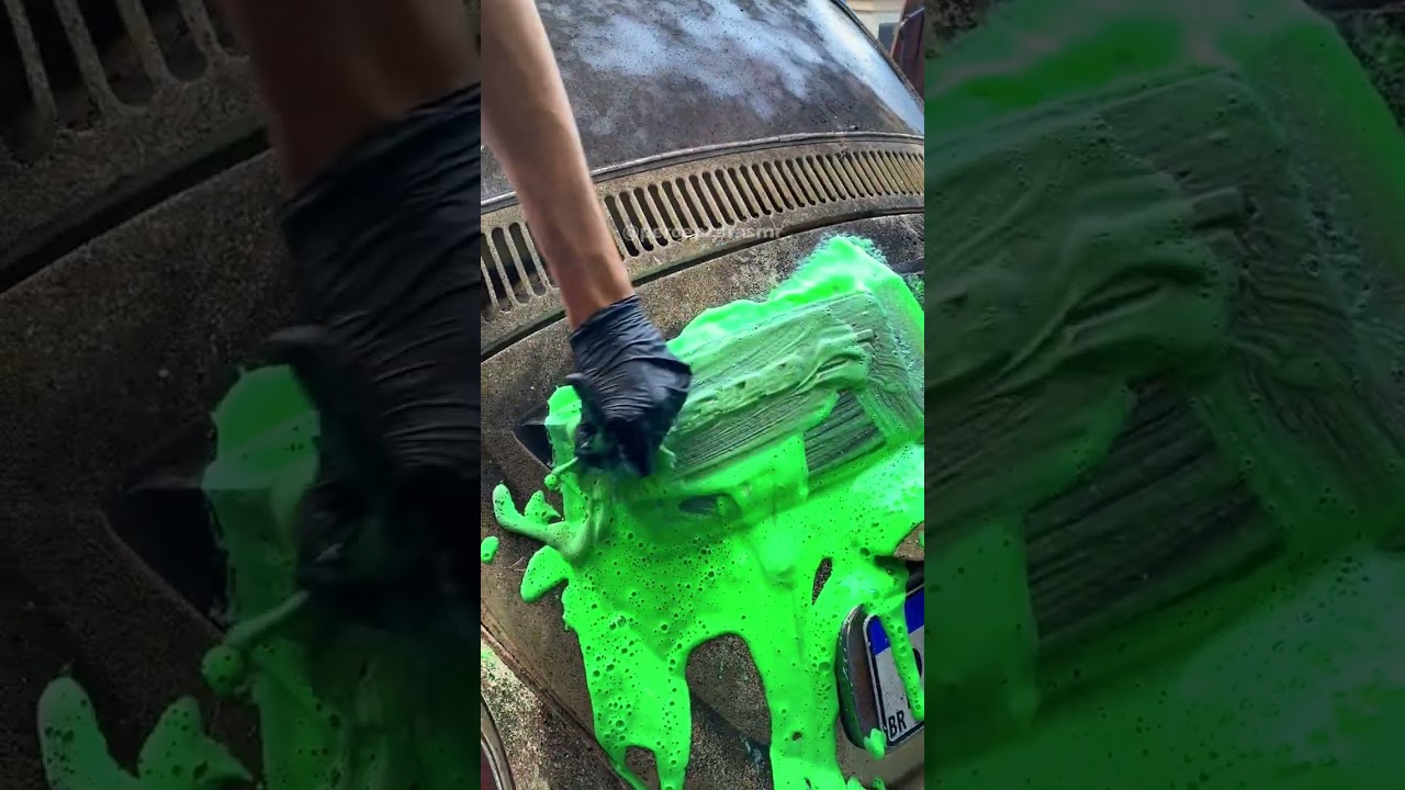 Satisfying Pre-Wash of a Dirty Car #asmr #detailing #detailingwash #satisfying #percepcar