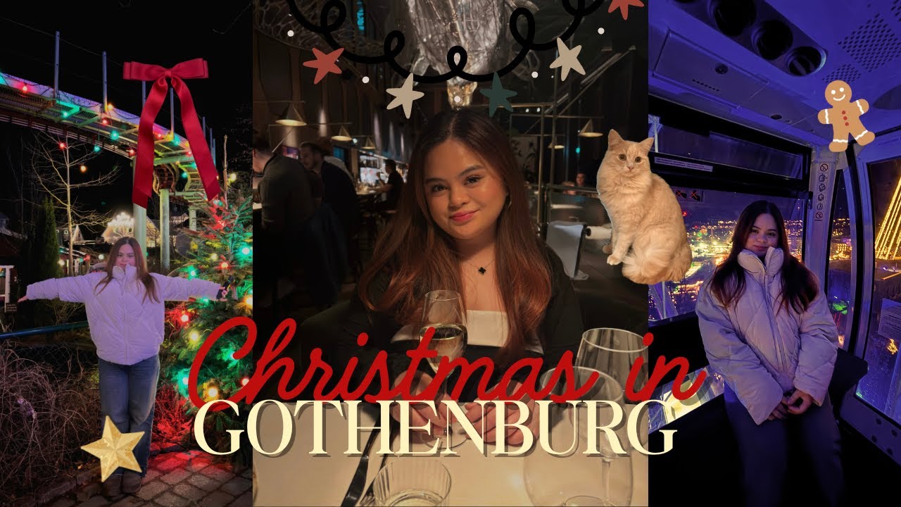 how i spent christmas in gothenburg🎄 | kfc, liseberg, dinner w/ mom