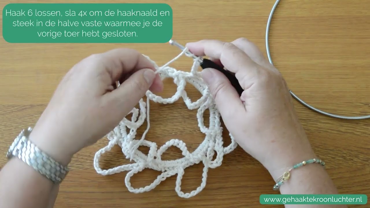 DIY: Dubbele lossenboogjes haken (Fleur en Wendy)