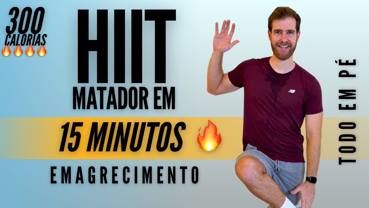 Treino em pé para queimar gordura e perder barriga rápido - em casa, sem equipamentos
