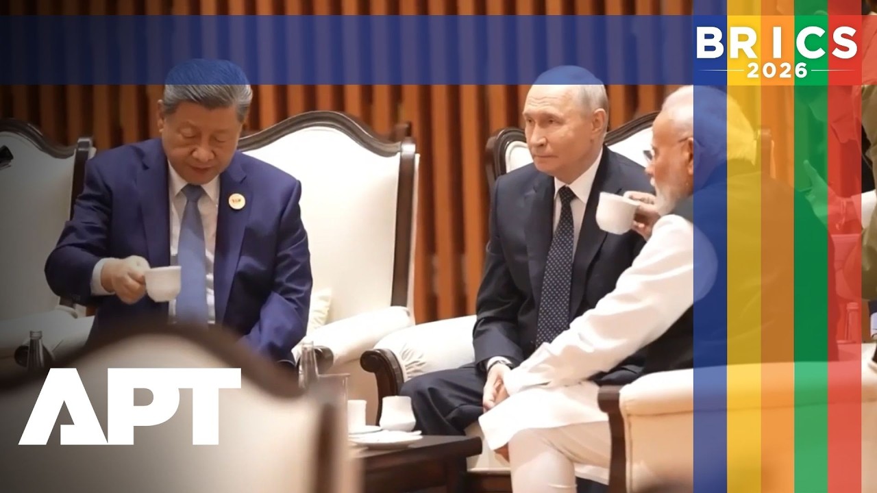 Путин, Си и премьер-министр Моди вместе выпили на неформальной встрече БРИКС | APT