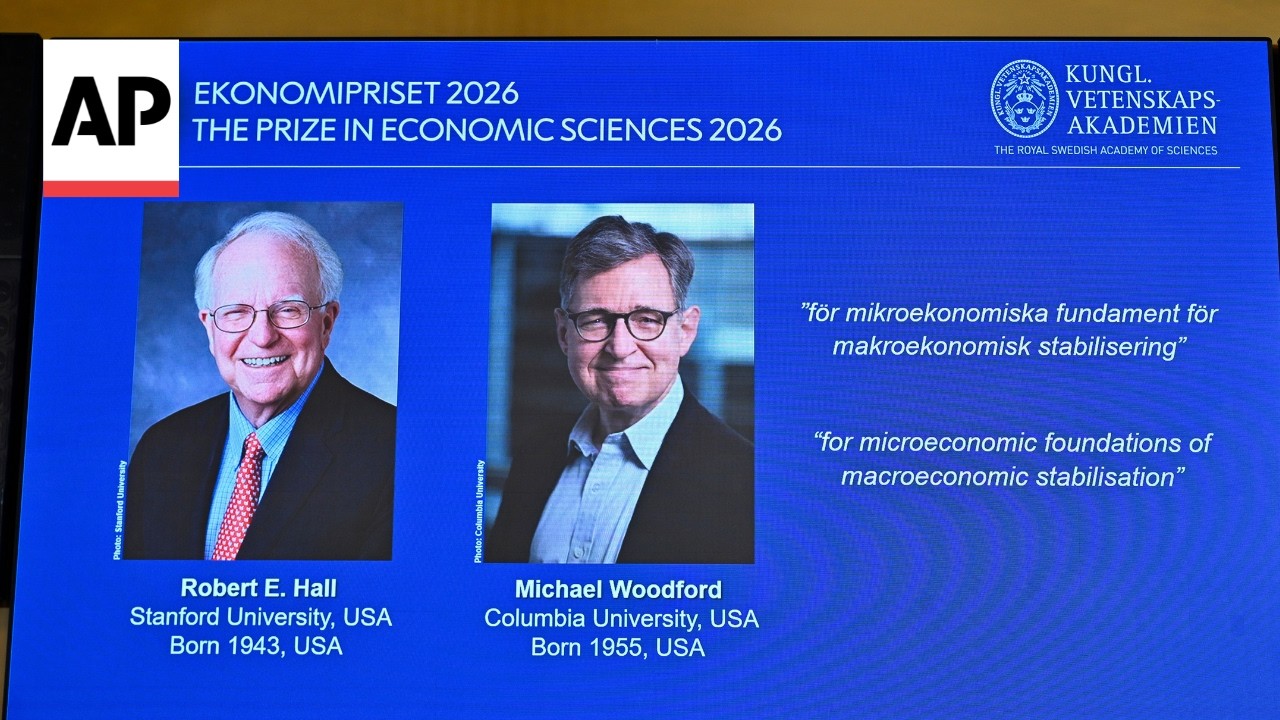 2 American economists win Nobel for challenging conventional responses to economic shocks