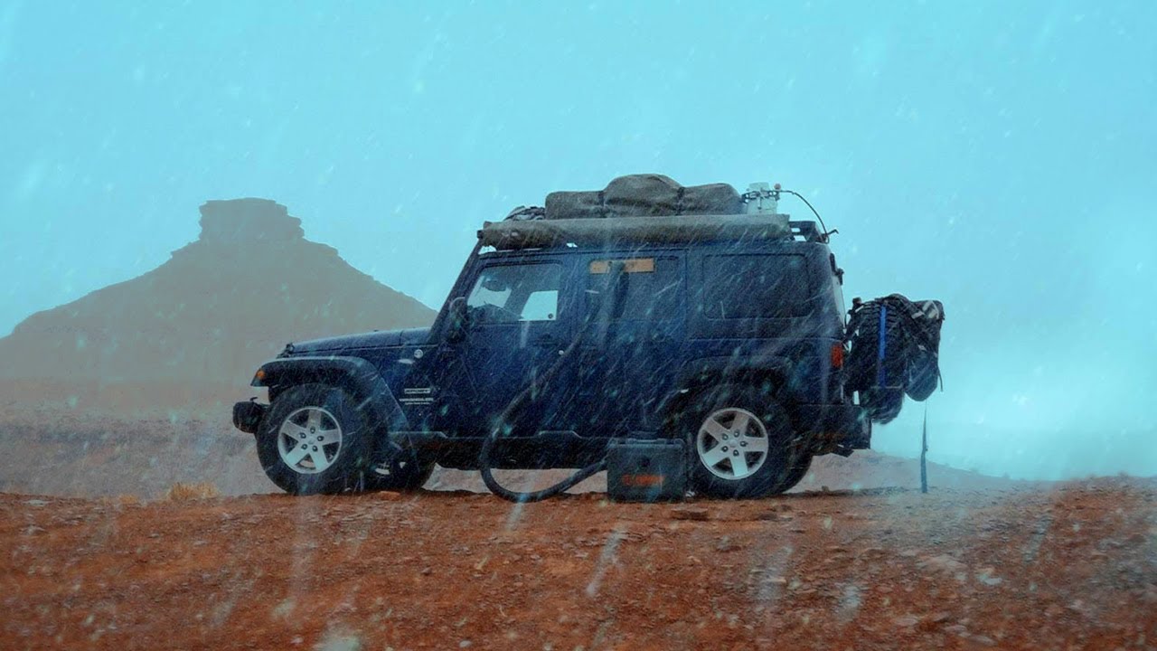 grand canyon in winter: snow walks and desert jeep camp