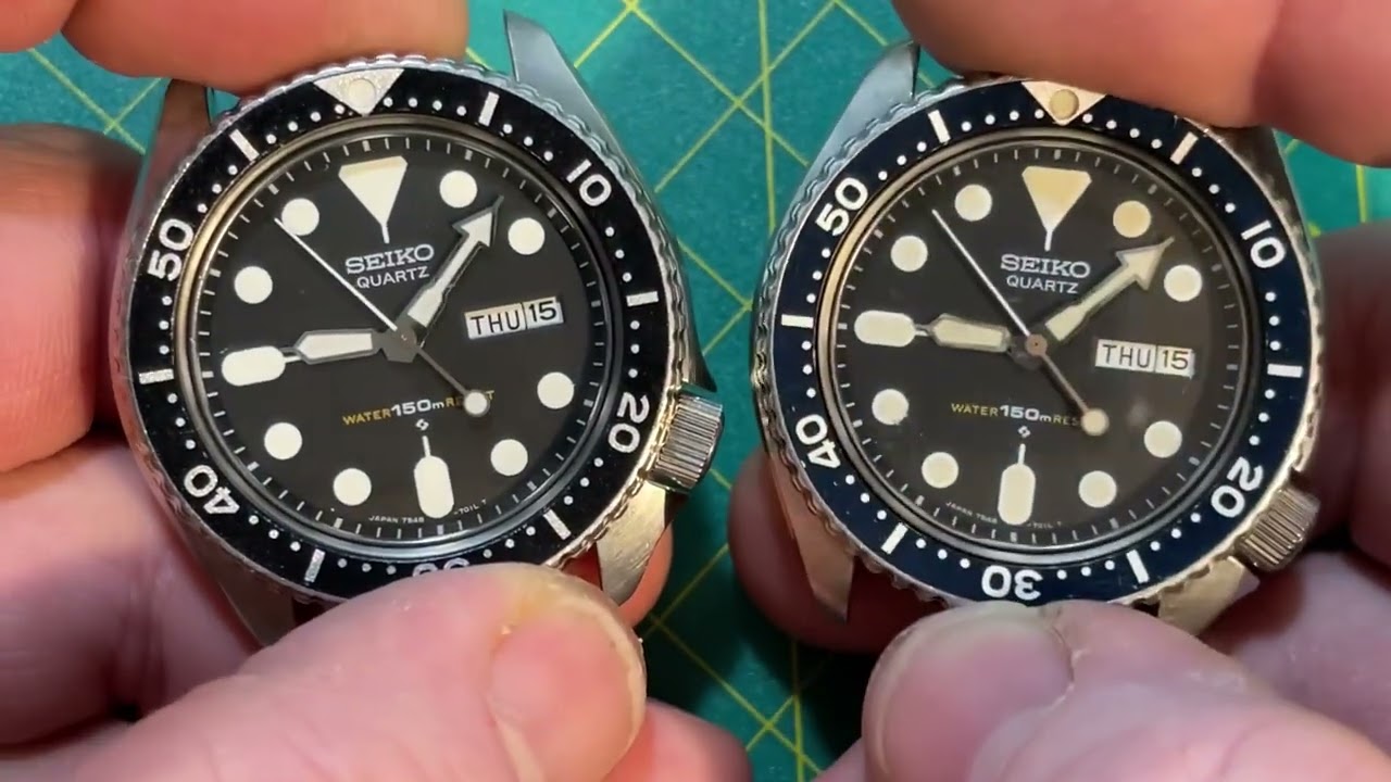 The 7548 with the Daini blue 6105 insert