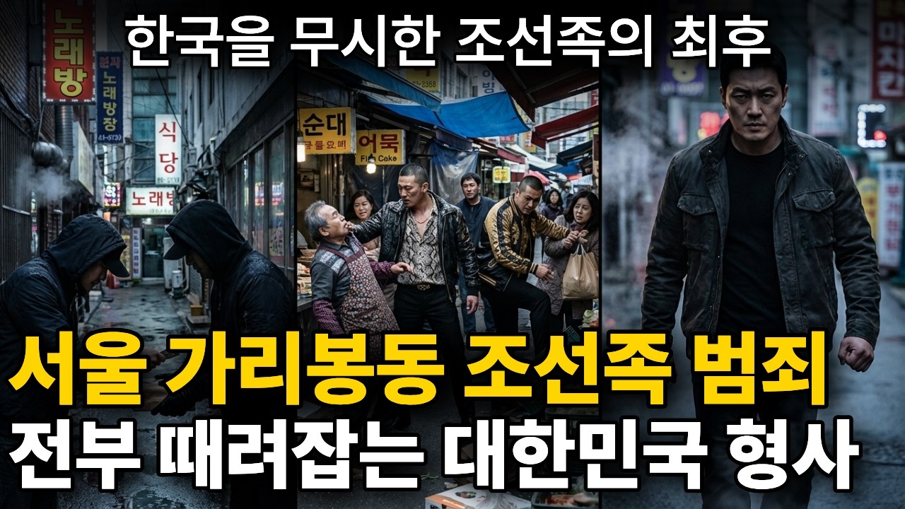 서울 가리봉동 선 넘은 조선족 범죄! 조선족 vs 전부 때려잡는 대한민국 형사