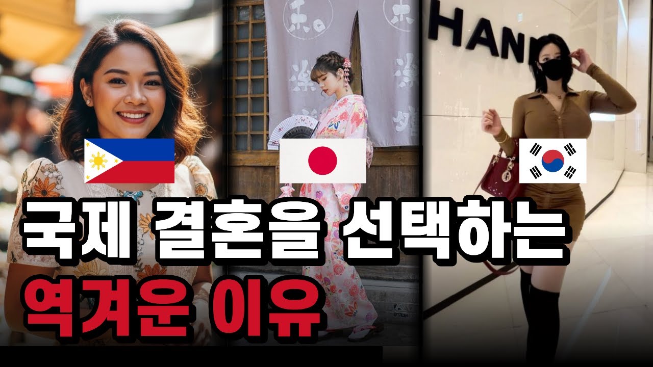 한국 여자들과 결혼 안 하려는 슬픈 이유