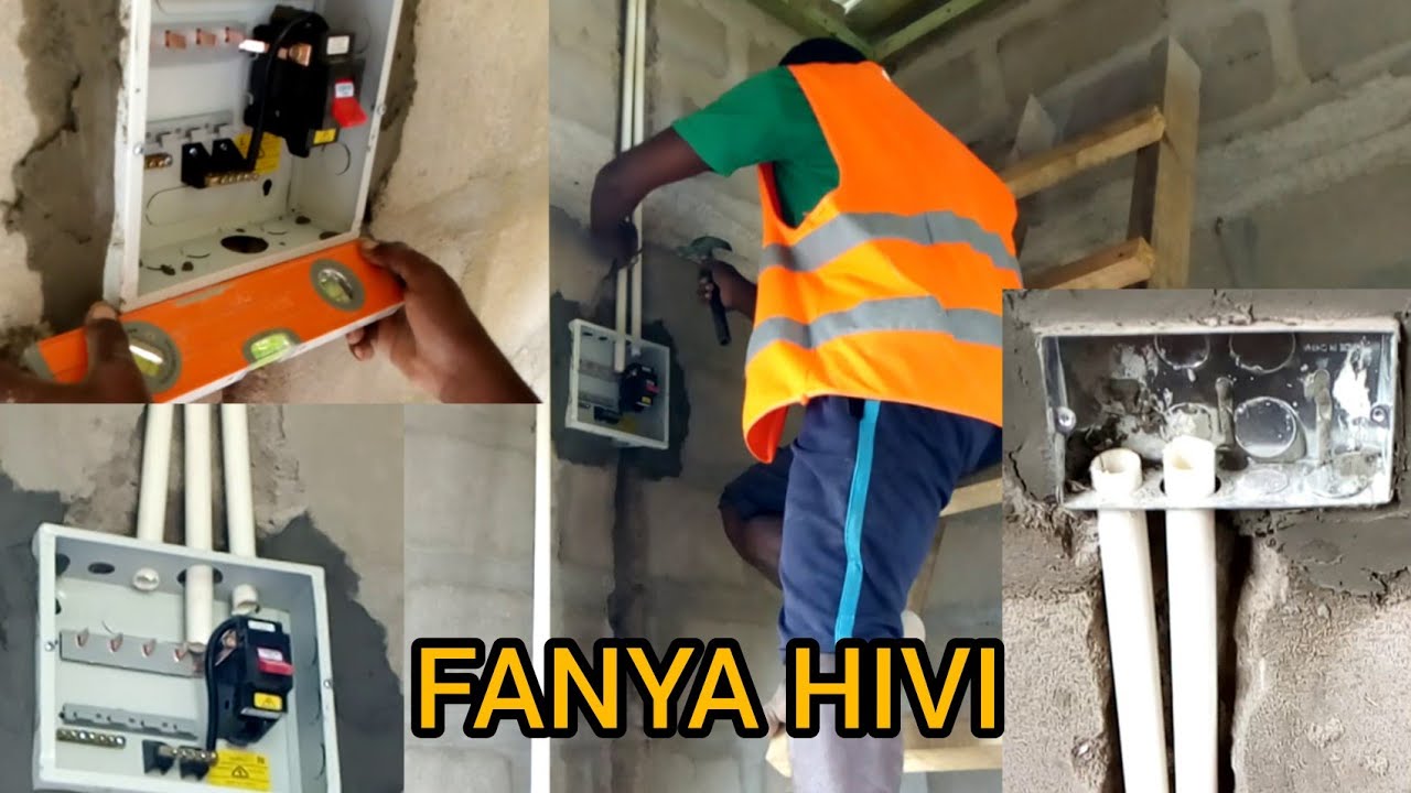 Jinsi ya kujengea Main Switch na kupiga wiring ya kijanja/soket