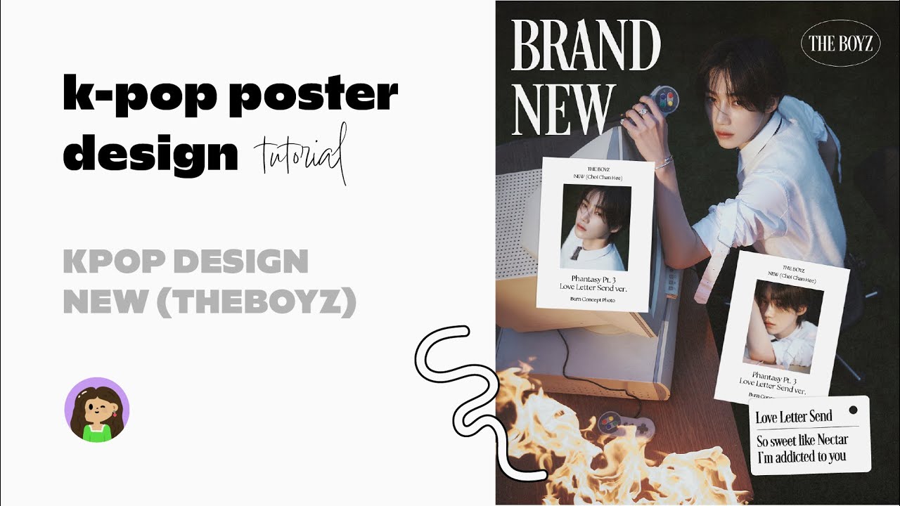 Design a K-pop Poster with me in Illustrator | The BoyZ NEW