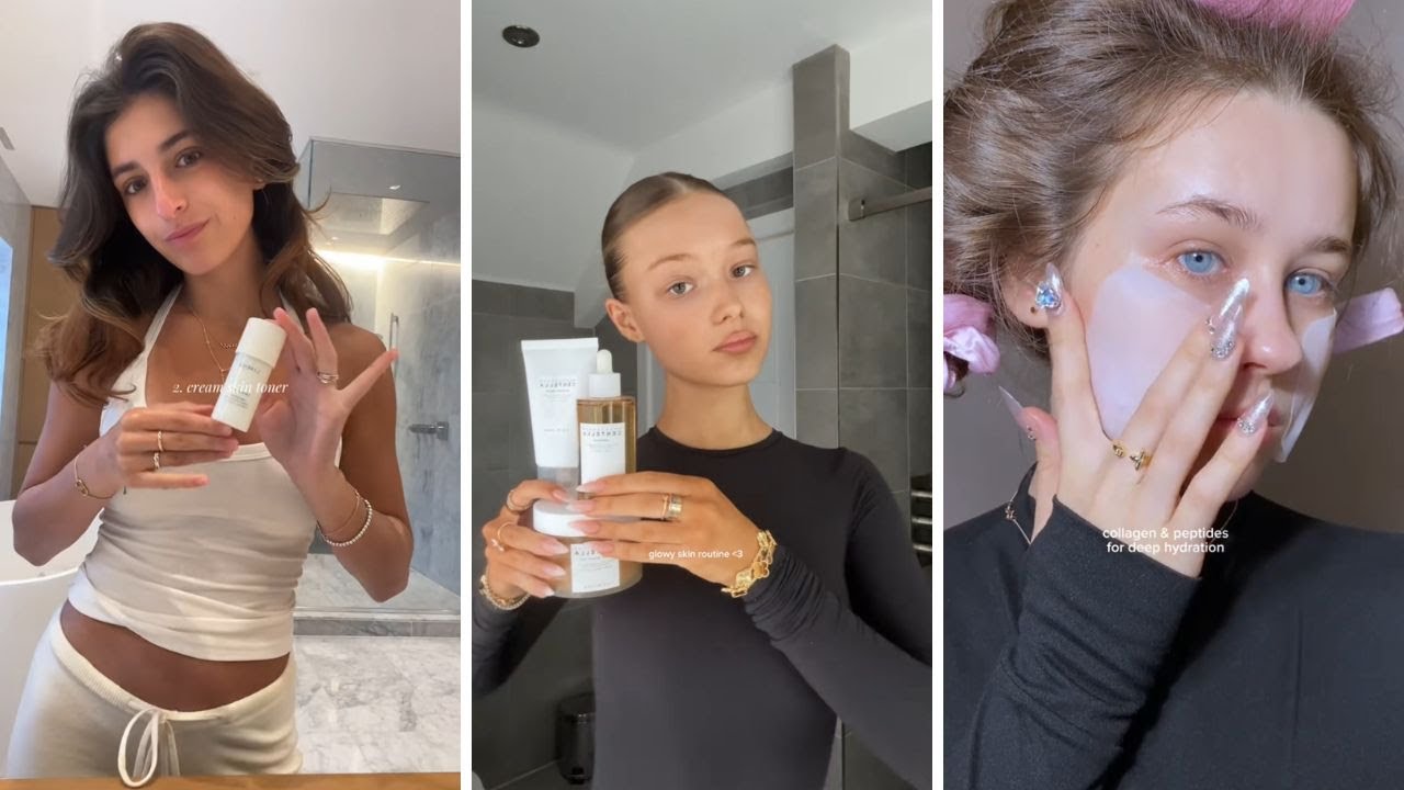 Skincare routine tiktok compilation 21