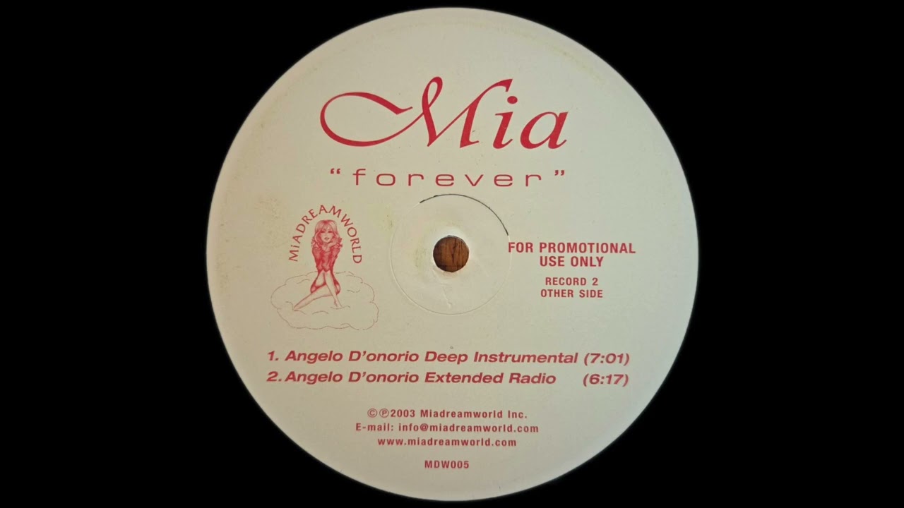 Mia - Forever (Angelo D'Onorio Deep Instrumental) [MiaDreamworld]