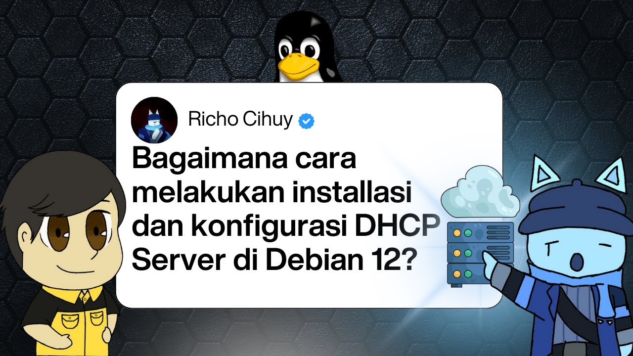 Tutorial Installasi dan konfigurasi DHCP Server di Debian 12 ˙𐃷˙ #3