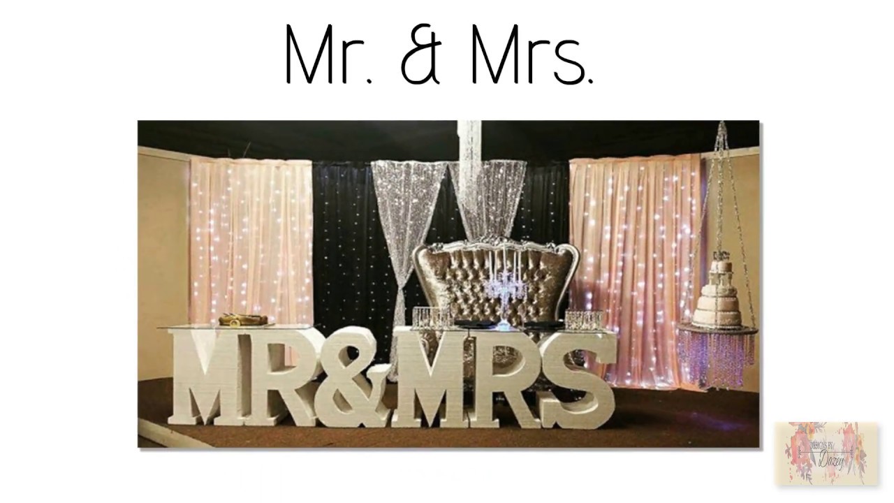 Designsbydazey - Large Styrofoam Letters - Glitter Letters