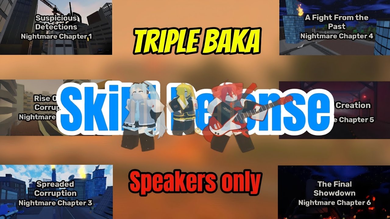 Skibi Defense | The way to get Triple Baka Strategy
