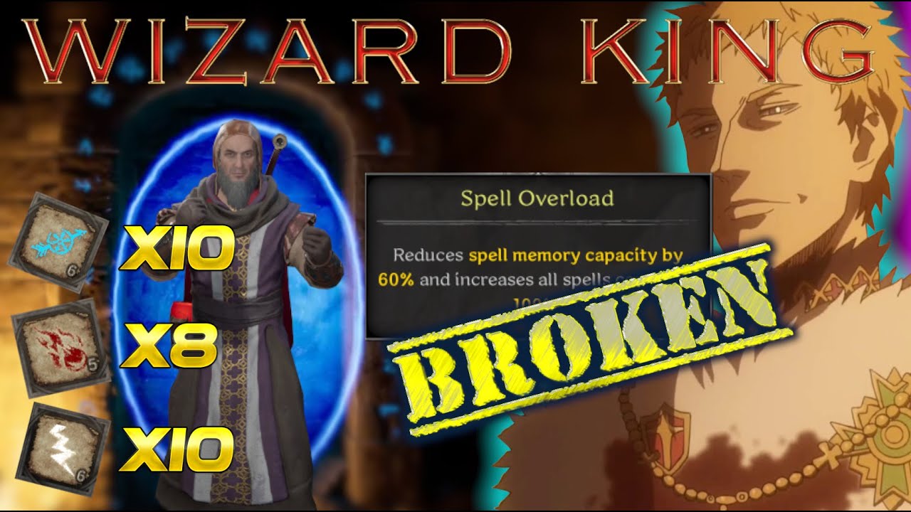 Wizard King | SPELL OVERLOAD | Dark and Darker