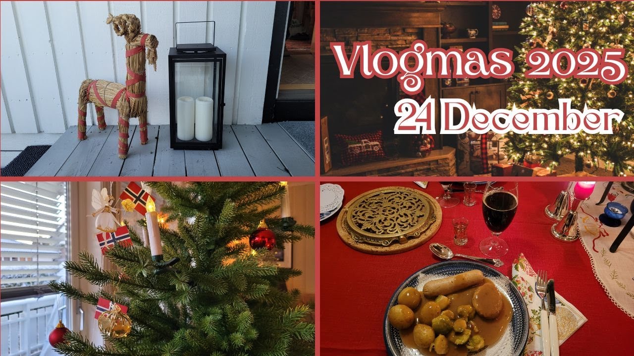 Vlogmas 2025 Day 24 | 🎄 Celebrating a Norwegian Christmas ✨