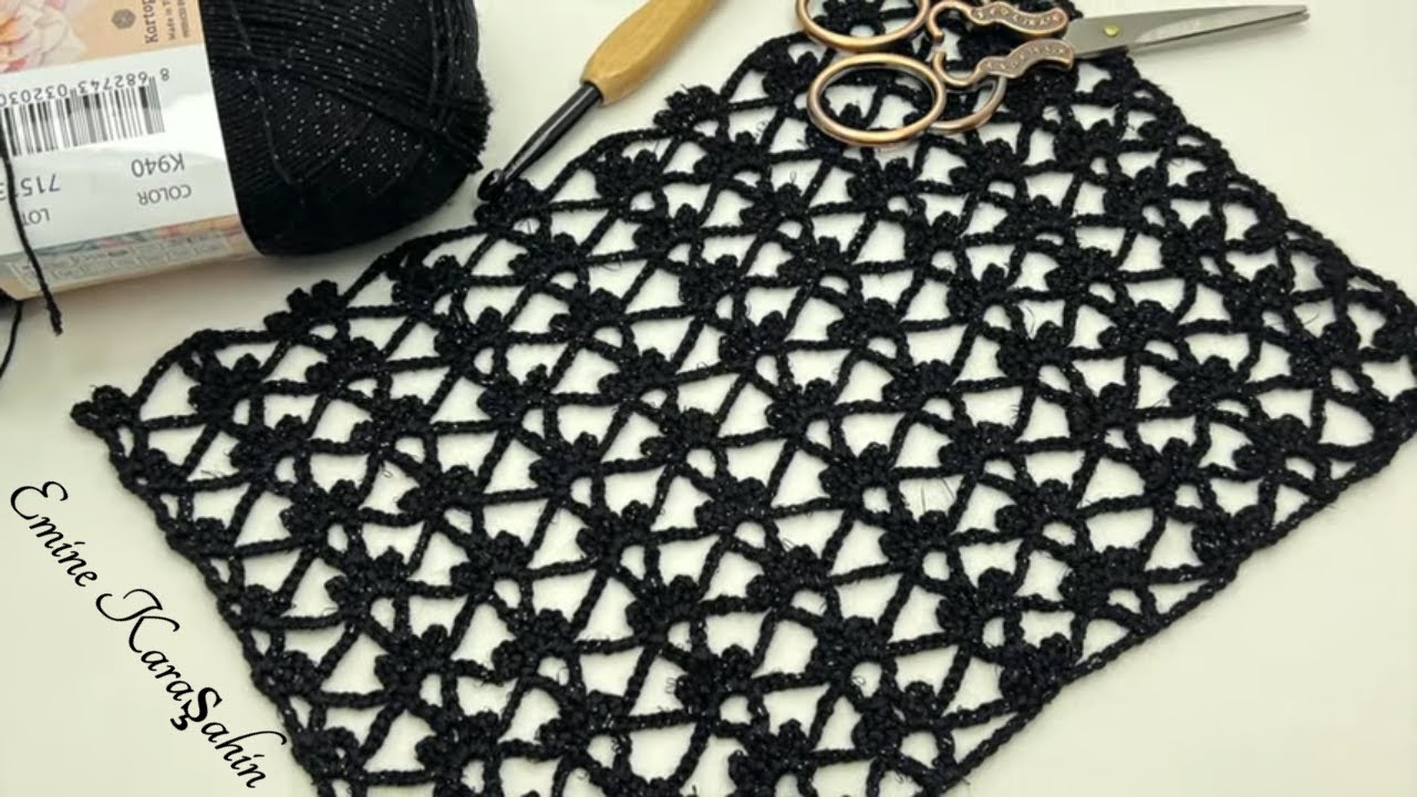 Yazlık çok kolay tığ işi modeller(yakın çekim-ayrıntılı anlatım)