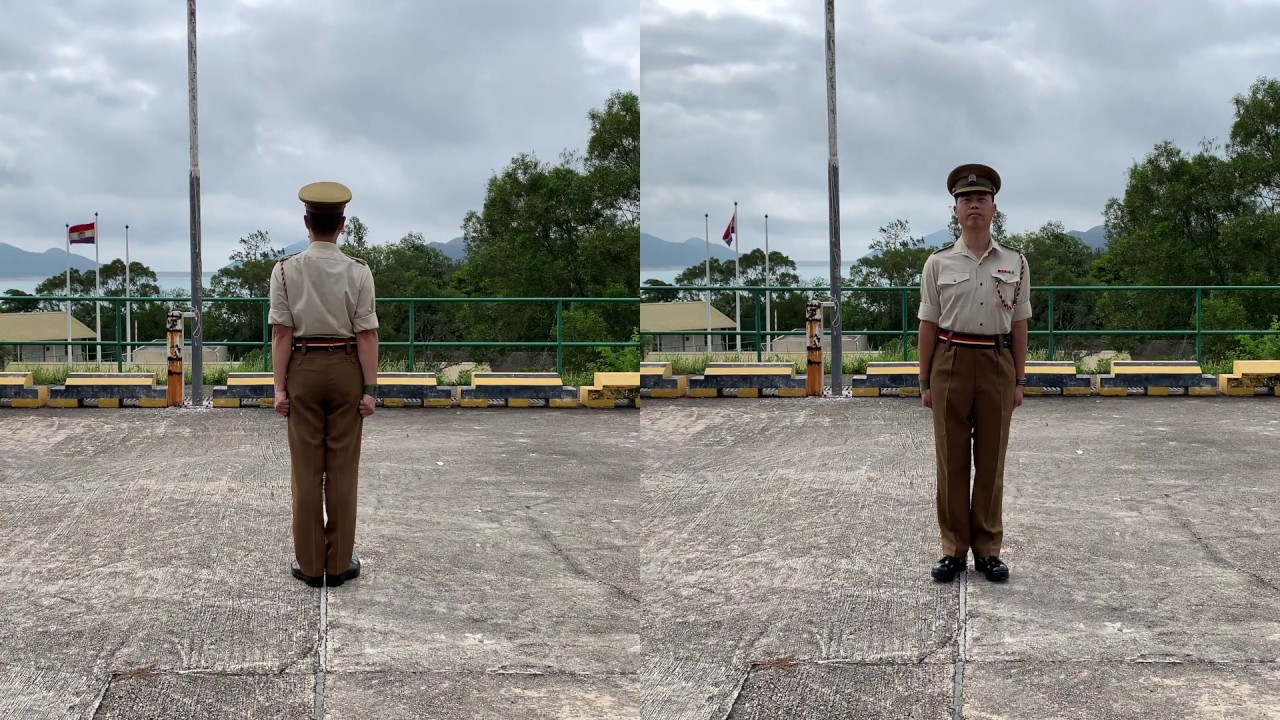 Foot Drill Lesson 1 - Positions of Attention, Stand at Ease and Stand Easy at the Halt