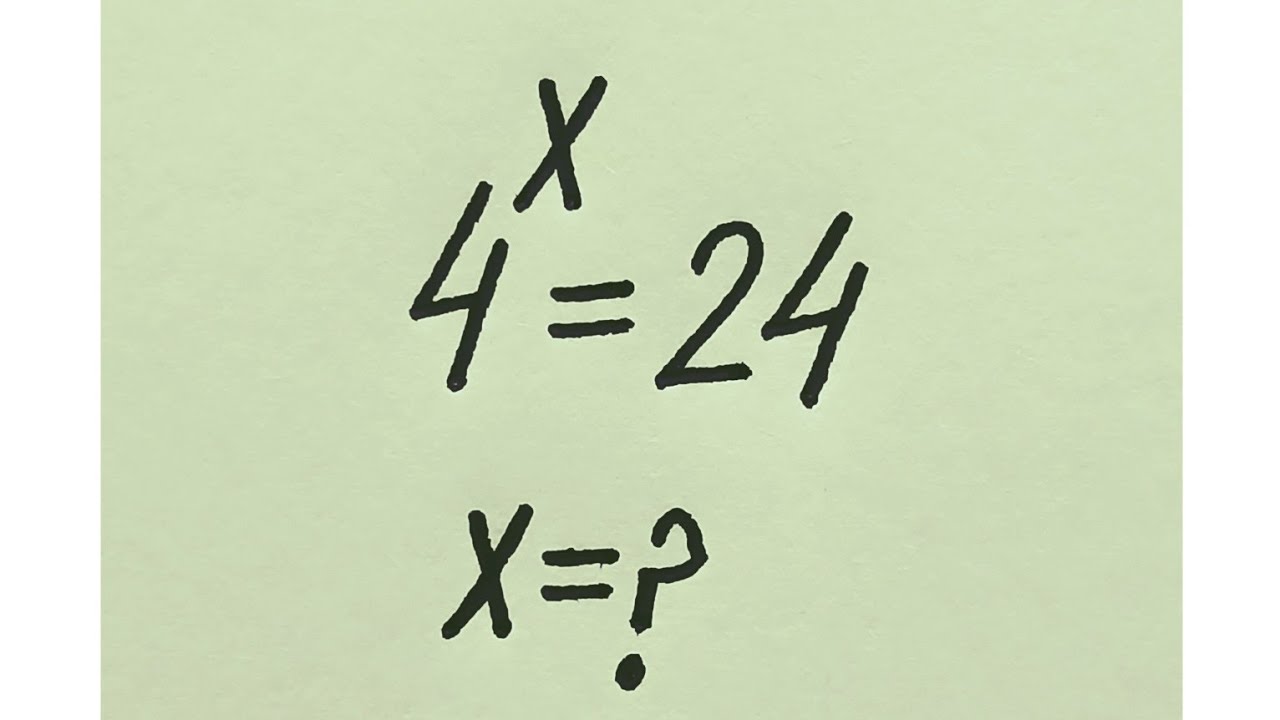 Algebra Challenge | Nice Olympiad Math Question | Find Value Of x=?