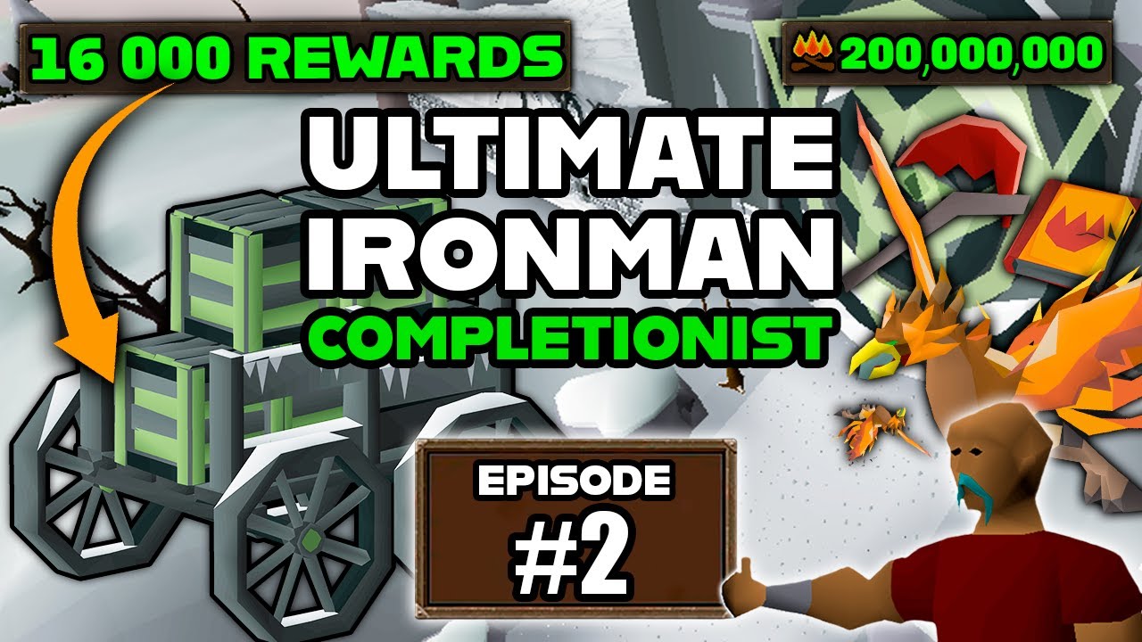 200 м разведения костра + 16 000 наград Wintertodt в рамках UIM | UIM Completenist journey #2 OSRS