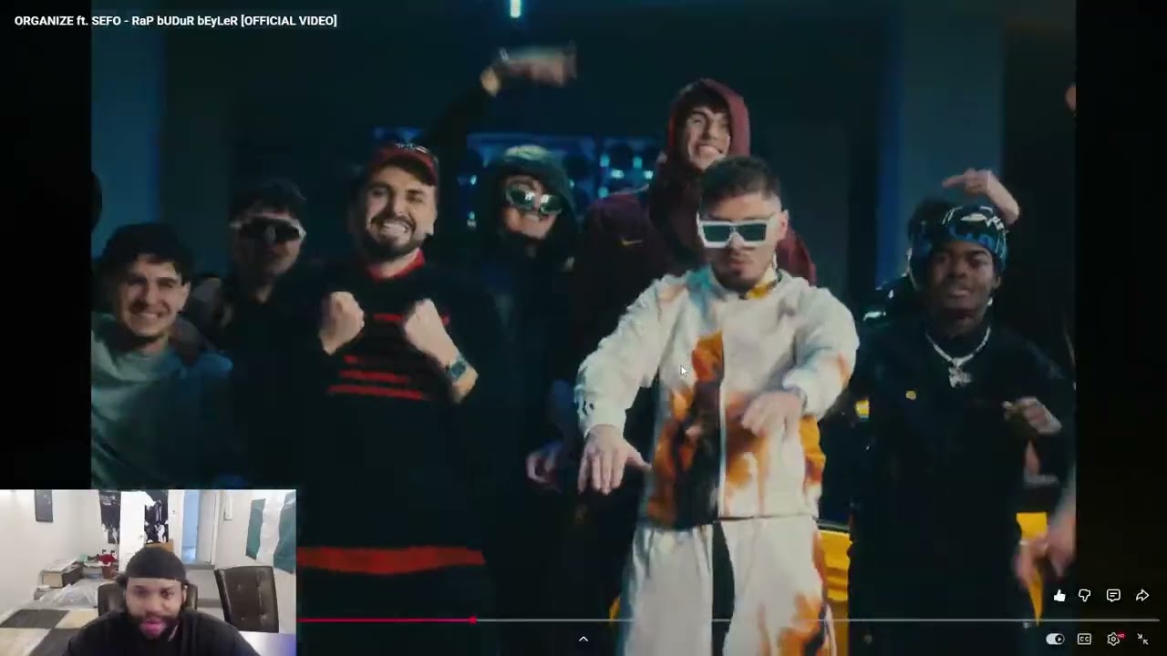 Реакция на турецкий рэп: ORGANIZE ft. SEFO - RaP bUDuR bEyLeR [ОФИЦИАЛЬНОЕ ВИДЕО]