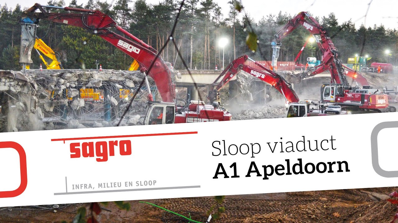 Sloop viaduct Hoog Burel, A1 t.h.v. Apeldoorn // SAGRO