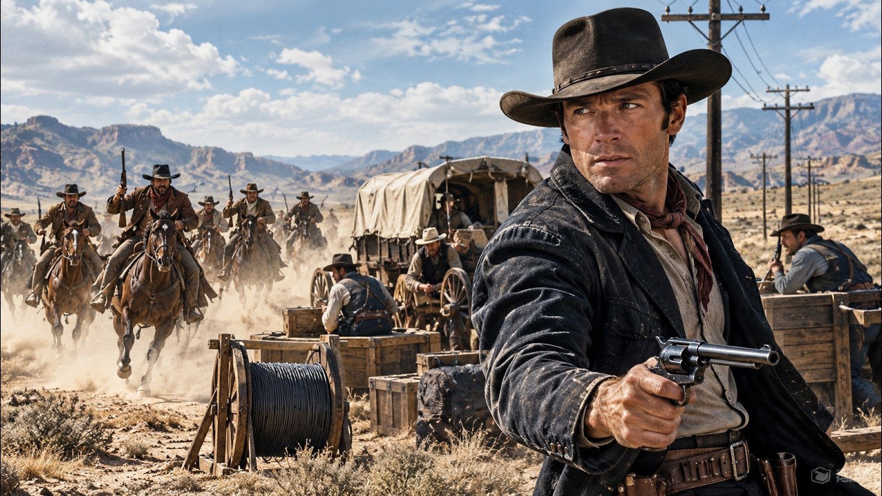 🔥Outlaws Attacked the Wagon Train&hellip; One Gunman Stood in Their Way | Full Western Movie | 4K FREE