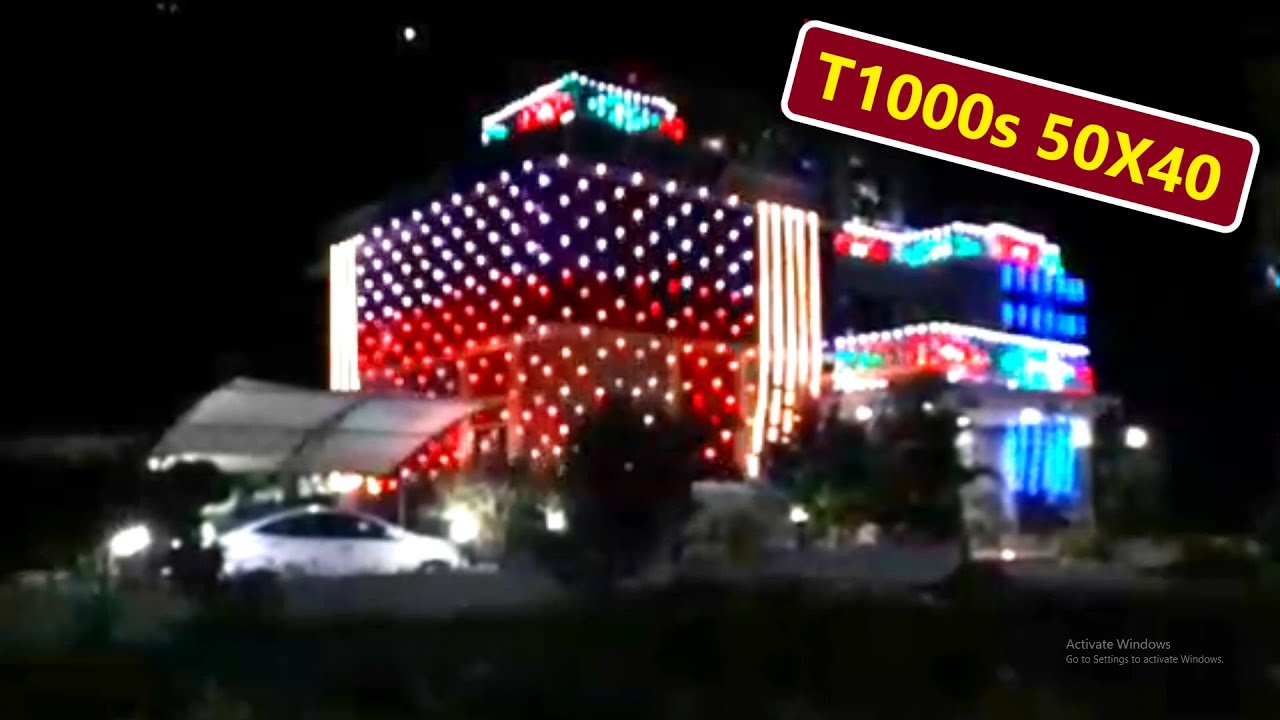 Diwali BUILDING LIGHTING (T1000s 50X40) || FOR DATA 8208929320 ||