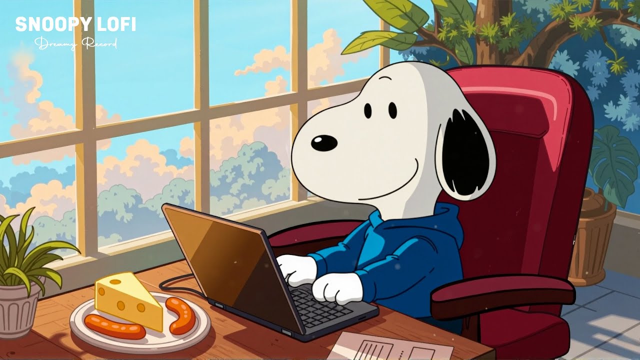 Make Your Day Better ~ Lofi Beats for study/relax/work 💻 Chill Lofi Hip Hop Mix 🎧Chill with Snoopy