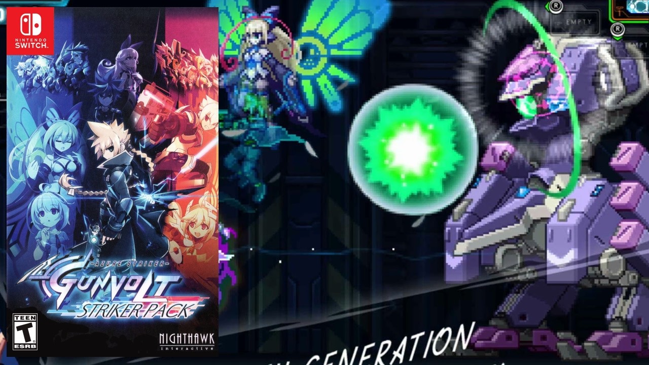 Azure Striker Gunvolt: Striker Pack Gameplay | Nintendo Switch |