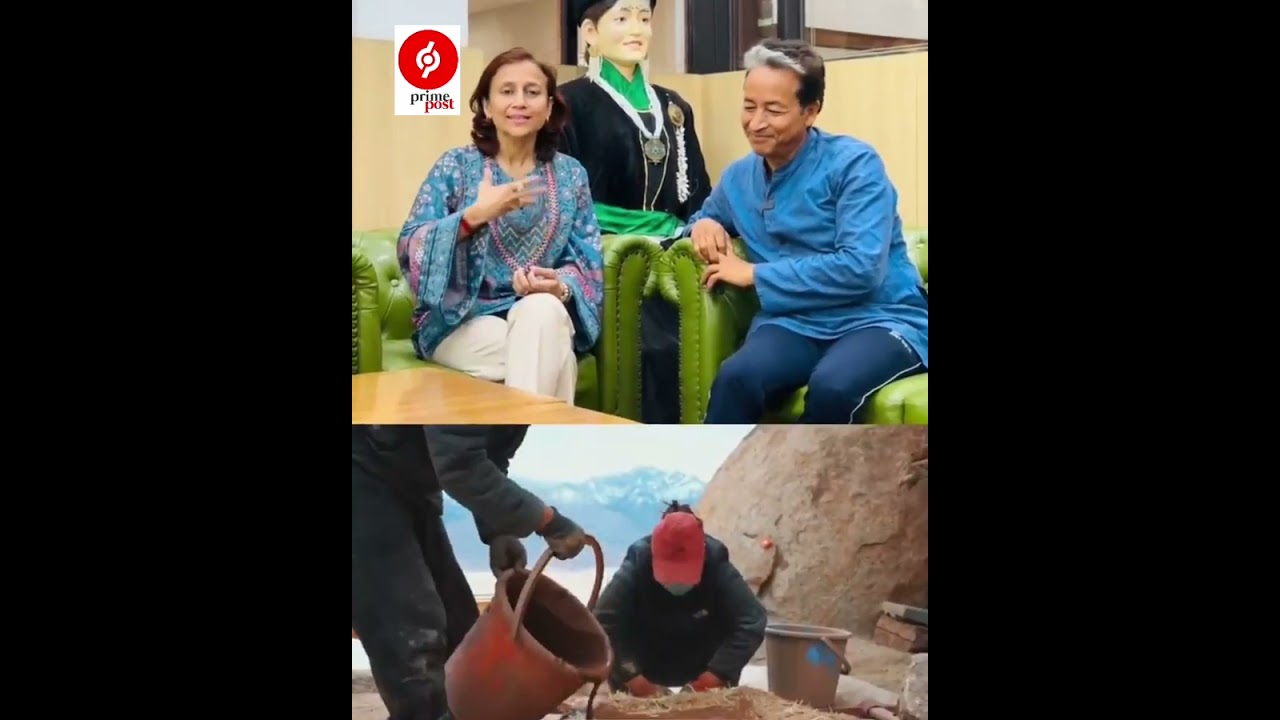 Meet Climate Activist Sonam Wangchuk and His Wife Gitanjali Angmo Founder Himalayan Institute HIAL