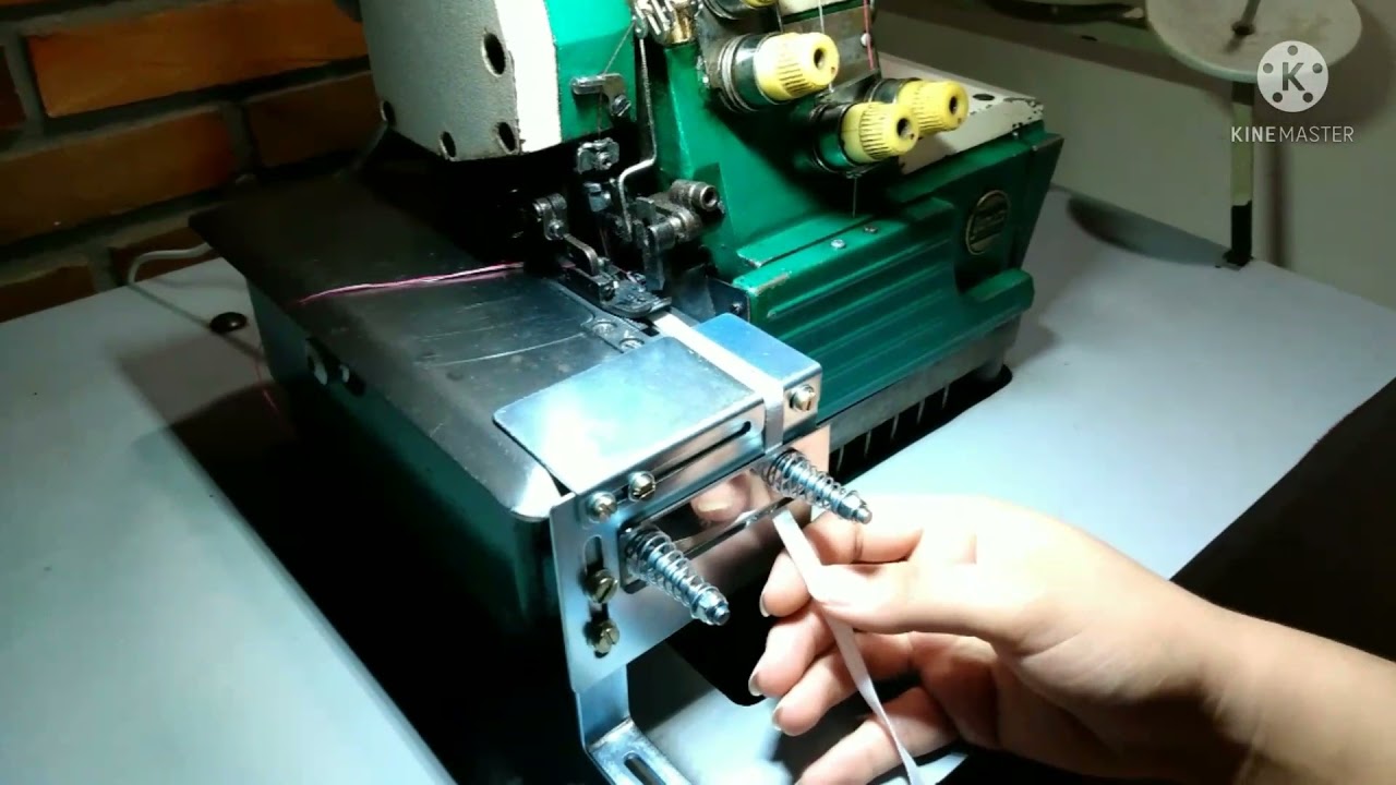 Aparelho tensor de elástico para overloque, como colocar e testar na máquina