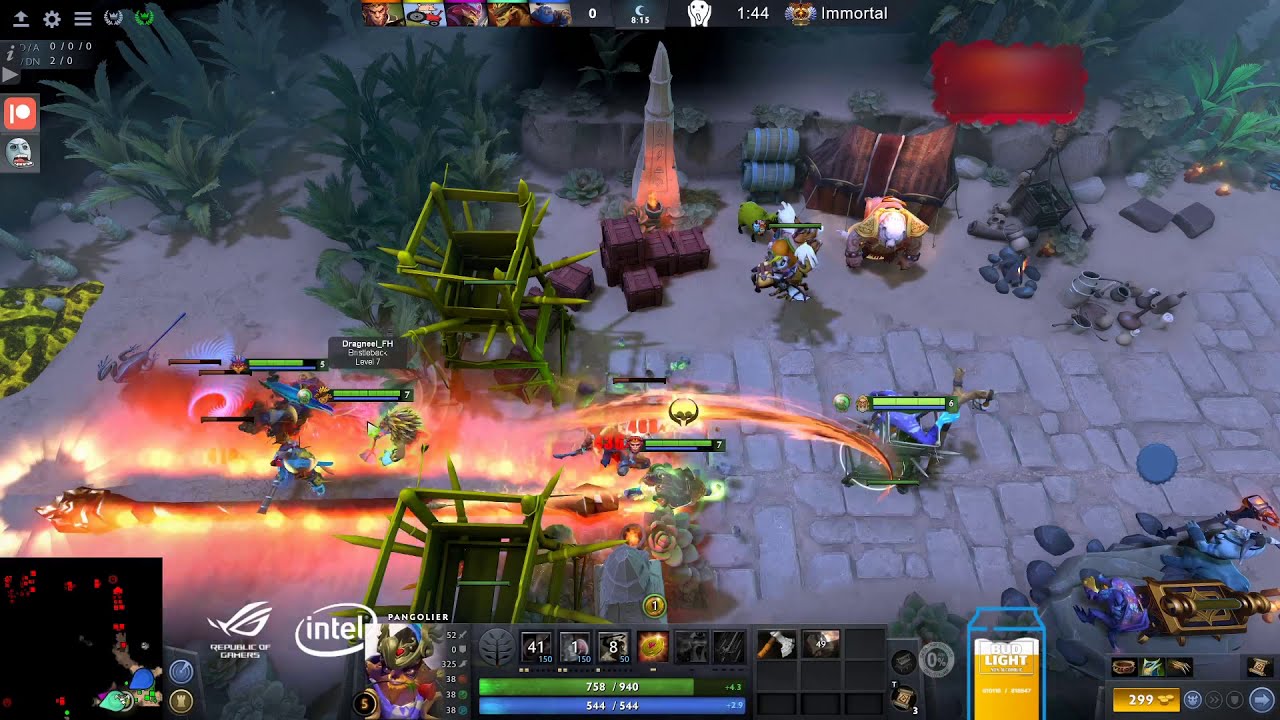Dread's stream | Dota 2 - Roshan Defense | 20.04.2020 [2]