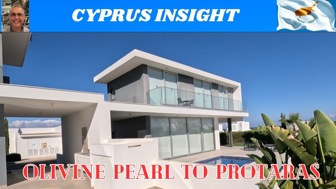 Виллы Olivine Pearl на полосе Протарас, Кипр.