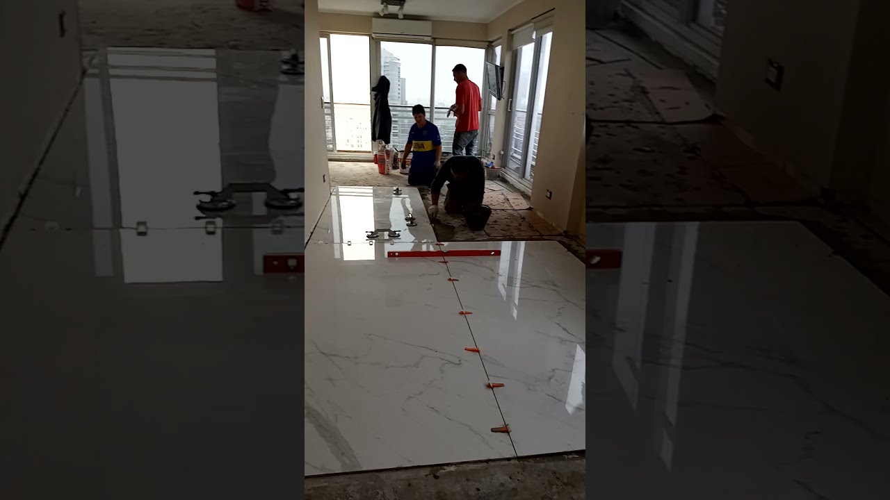COMO INSTALAR PORCELANATOS DE GRAN FORMATO EN PISO 