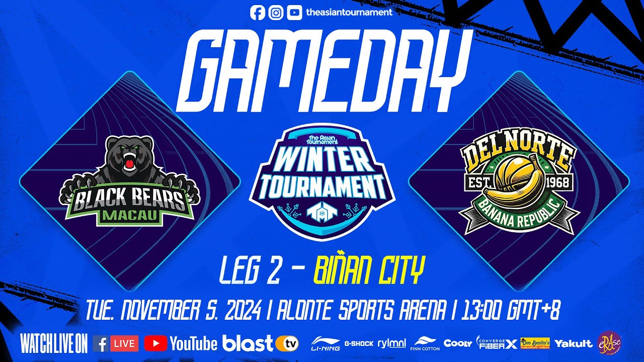 TAT WINTER TOURNAMENT LEG 2 BIÑAN CITY NOVEMBER 5, 2024: BLACK BEARS VS DEL NORTE